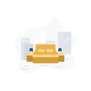 Premium Double Room with Two Double Beds and Ocean View - Top Floor